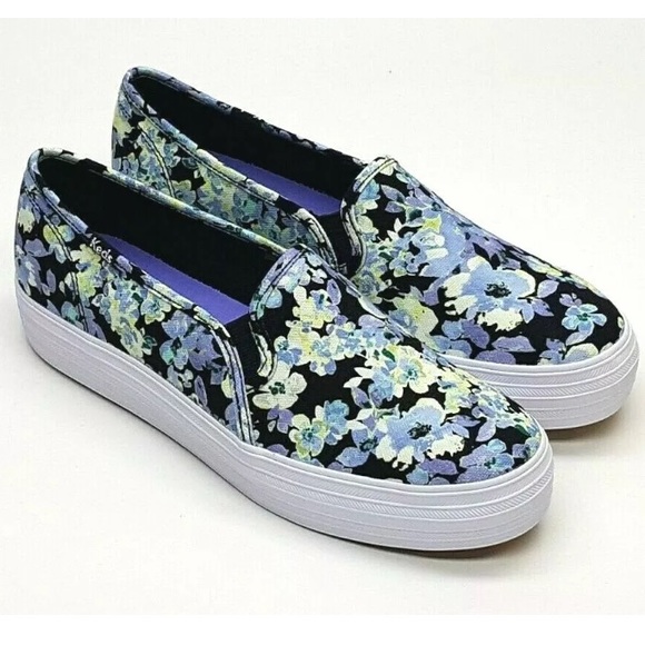 Keds Shoes - Keds Triple Decker Platform Floral Sneakers